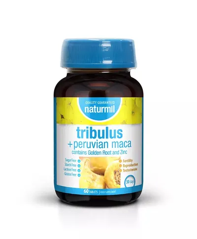 Tribulus + Peruvian Maca, 60 tablete, Naturmil