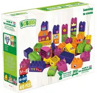 Constructor BioBuddi - Cuburi educative pentru fete, 40 de părți