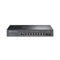 Switch TP-Link SG3210X-M2, 8 x porturi RJ 45, 2 x SFP+, viteza LAN 100/1000/2500 MBps, Layer L2+, capacitate 80 Gbps, dimensiuni