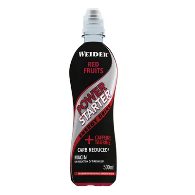 Băutură energizantă Weider, Power Starter, 500 ml, roșu
