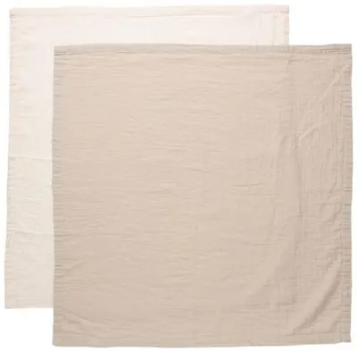 Scutece finet Bebe-Jou - Pure Cotton Sand, 70 х 70 cm, 2 buc