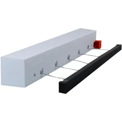 Uscator de Rufe, Latime Totala 46 cm, cu Sfoara, Alb / Negru
