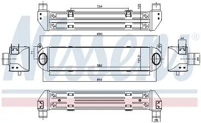 Intercooler Potrivit Land Rover Discovery Iii, Discovery Iv, Range Rover Sport I 2.7d 07.04-12.18