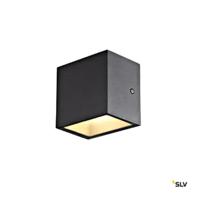 SITRA CUBE WL, anthracite, IP44, 3000K, 10W