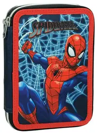 Penar cu rechizite GIM - Spider-Man, 2 fermoare