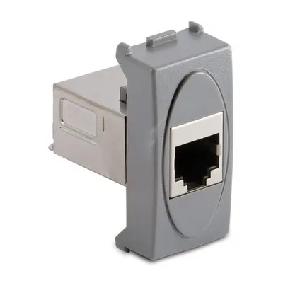 Priza RJ45 Cat.5e FTP ecranata, argintie
