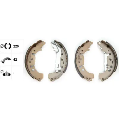 Set saboti frana TEXTAR 91065400