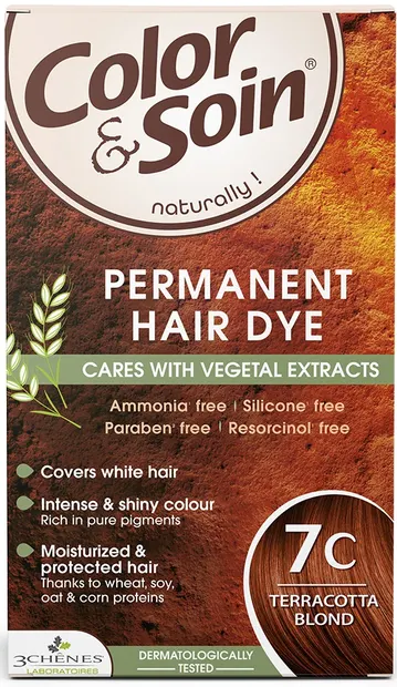 3 Chenes Color & Soin Vopsea de păr, 7C Culoare blond teracotă