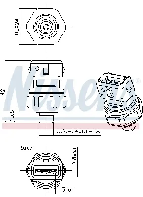 Comutator presiune aer conditionat potrivit VOLVO S60 III, S90 II, V60 I, V60 II, V90 II, XC40, XC60 II, XC90 II 1.5-2.0H 09.14