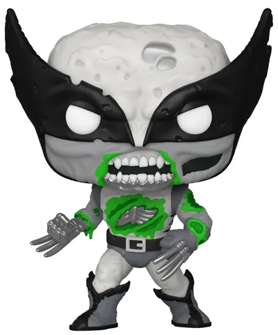 Figurină Funko POP! Marvel: Zombies - Wolverine (B&W) (Glows in The Dark) (Special Edition) #662
