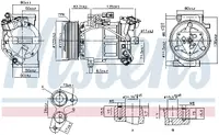 Compresor climatizare aer conditionat potrivit RENAULT CAPTUR I, CLIO IV, KAPTUR 0.9-1.6 11.12-