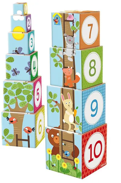 Cuboane din carton Goula – Forest, 10 bucăți