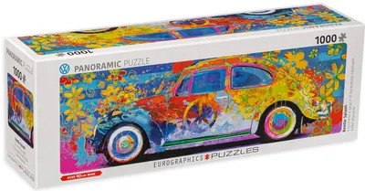 Puzzle panoramic Eurographics din 1000 de piese - Volkswagen Beetle, Parker Greenfield