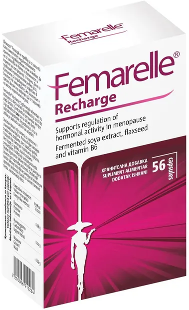 Femarelle Recharge În timpul menopauzei, 56 capsule, Se-cure Pharmaceuticals