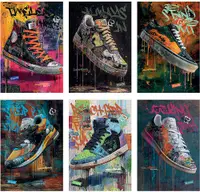 Caiet școlar Mar Mar - Sneakers, A4, 40+2 foi, linii largi