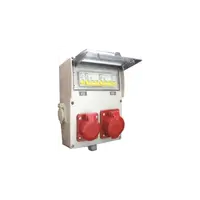 Tablou de santier echipat cu 3 prize industriale monofazate de 16 A