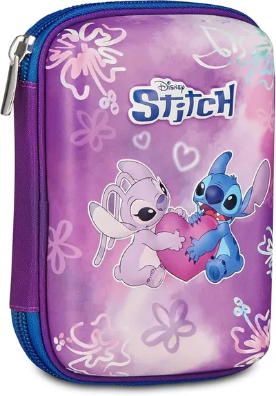 Penar cu rechizite Seven Quick Case - Lilo &amp; Stitch, 1 fermoar