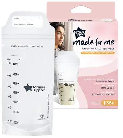 Set pungi de lapte matern Tommee Tippee Made for me - 36 х 350 ml
