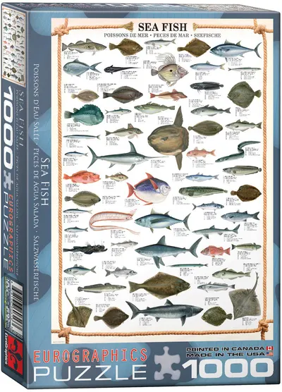 Puzzle Eurographics din 1000 de piese - Peste marin