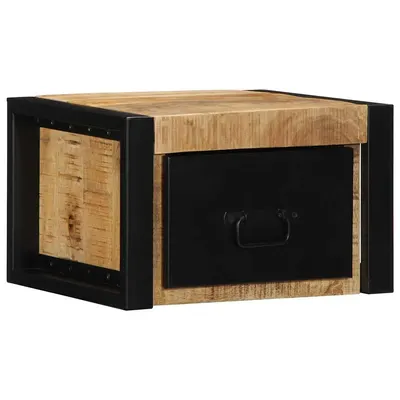Gossi noptiere 2 buc 40x35x25 cm lemn masiv de mango