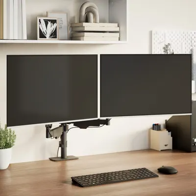 Gossi brat monitor dublu pentru ecran max. 27 inch vesa 75/100mm 20kg