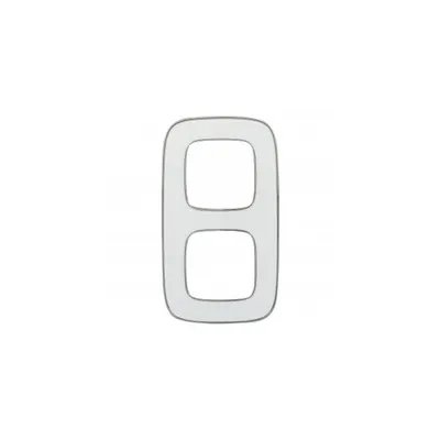 Placa Valena Allure - 2 module - alb mirror