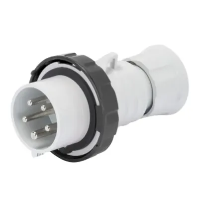 Stecher fisa industriala HP - IP66/IP67/IP68/IP69 - 3P+E 32A 600-690V 50/60HZ - BLACK - 5H - Strangere cu surub
