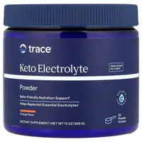 Keto Electrolyte, portocală, 330 g, Trace Minerals