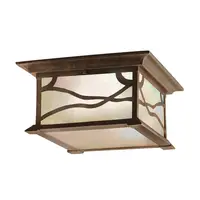 Corp de iluminat decorativ pentru exterior, Morris 2 Light Flush Mount