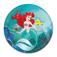 Farfurii petrecere ariel mica sirena 23 cm