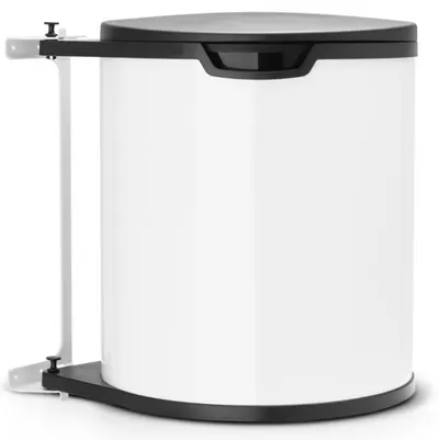 Coș de gunoi pentru montare Brabantia - Built-In, 15 l, alb