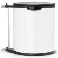 Coș de gunoi pentru montare Brabantia - Built-In, 15 l, alb