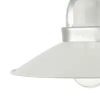 Aplica Liden Wall Light White and Polished Chrome