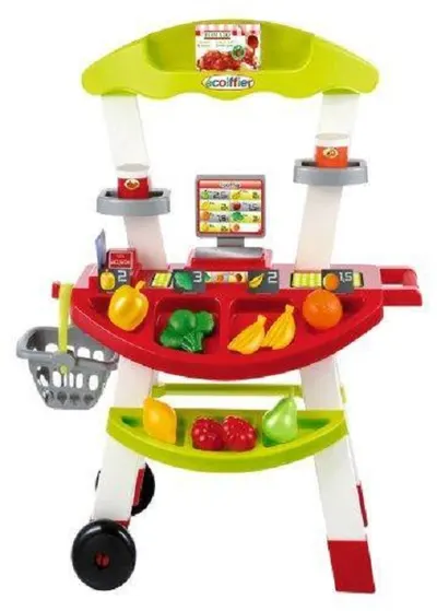 Set de joaca Ecoiffier - Stand pentru fructe si legume