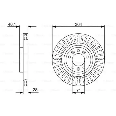 Disc frana BOSCH 0 986 479 A89