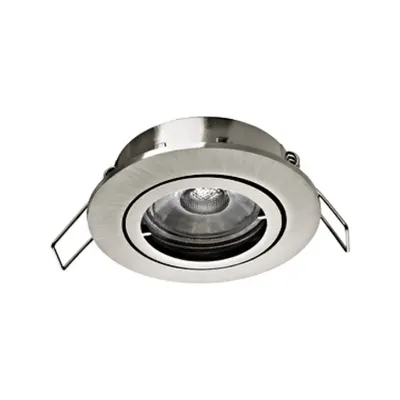 Tedo Pro 50W GU10 round nickel-matt IP20