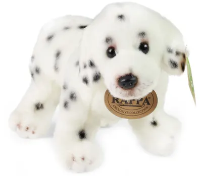 Jucărie de pluș Rappa Eco Friends - Câine dalmațian, 20 cm