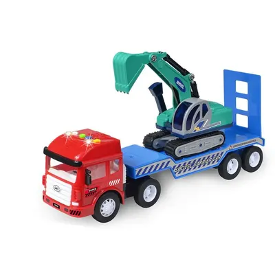 Camion transportator cu excavator cu senile Power Truck