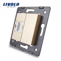 Modul Priza simpla HDMI Auriu