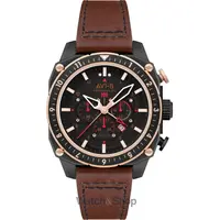 Ceas AVI-8 AVI-8 AV-4100-09 Mens Watch Hawker Hunter Dual Time Chronograph 43mm 5ATM