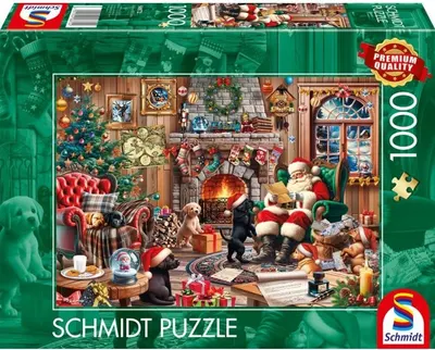 Puzzle Schmidt din 1000 piese - Crăciun confortabil
