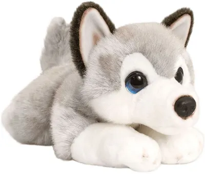 Jucărie de pluș Keel Toys - Husky, 37 cm