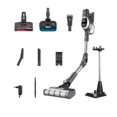 Aspirator vertical fara fir 2-in1 cu mop Jimmy JV9 Pro Aqua, 500W, 160AW, 4 moduri aspirare, autonomie 65 min, afisaj Smart LED - Default Title