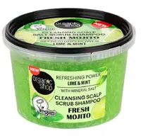 Organic Shop Șampon-exfoliant de curățare pentru scalp Fresh Mojito, 250 ml