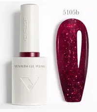 Oja Semipermanentă Venalisa 5105B Roșu Glitter