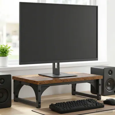 vidaXL Suport pentru monitor Lemn vechi 37 x 23 x 14 cm Lemn prelucrat
