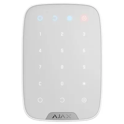 Tastatura wireless AJAX Keypad WH, alb