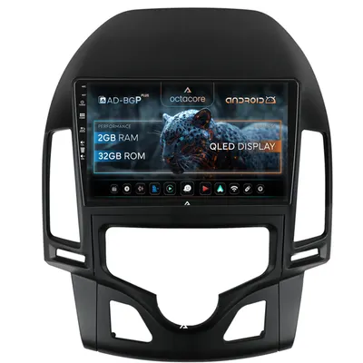 Navigatie Hyundai I30 (2007-2012), Clima Automata, Android, P-Octacore 2GB RAM + 32GB ROM, 9 Inch - AD-BGP9002+AD-BGRKIT216