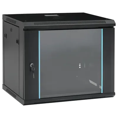 vidaXL Dulap de server, montare pe perete, 9U, 19" IP20 600x450x510 mm