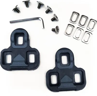 Crampoane compatibile Look Keo - 4,5° - negre Race Grip - Antiderapante